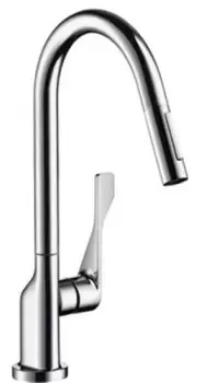 Baterie bucatarie Hansgrohe Axor Citterio dus extractibil imagine
