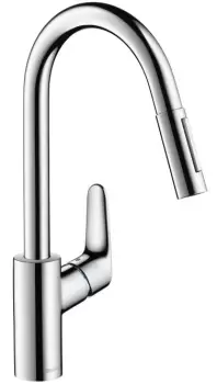 Baterie bucatarie Hansgrohe Focus 240 dus extractibil crom imagine