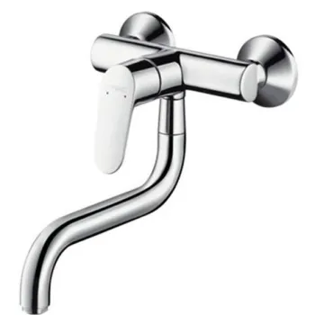 Baterie bucatarie Hansgrohe Focus montare pe perete imagine
