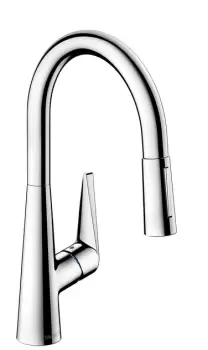 Baterie bucatarie Hansgrohe M5116-H200 ComfortZone 200 dus extractibil cu doua tipuri de jet crom imagine