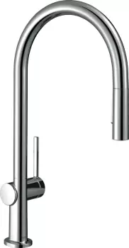 Baterie bucatarie Hansgrohe Talis M54 210 dus extractibil cu 2 tipuri de jet crom imagine
