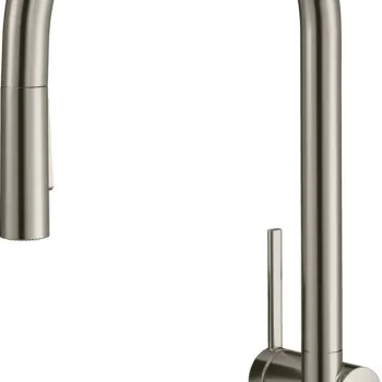 Baterie bucatarie Hansgrohe Talis M54 210 dus extractibil cu 2 tipuri de jet finisaj inox optic imagine