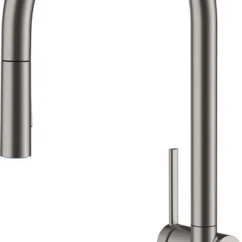Baterie bucatarie Hansgrohe Talis M54 210 dus extractibil doua tipuri de jet si sBox negru periat imagine