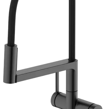 Baterie bucatarie Hansgrohe Talis Select M54 PowderSpray 3jet  Semi-Pro  negru periat imagine