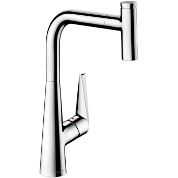 Baterie bucatarie Hansgrohe Talis Select S 300 dus extractibil imagine
