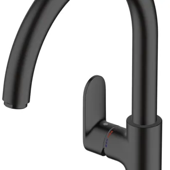 Baterie bucatarie Hansgrohe Vernis Blend M35 210 negru mat imagine