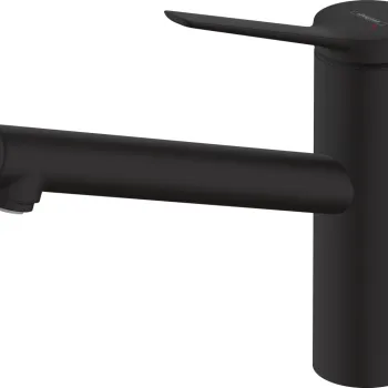 Baterie bucatarie Hansgrohe Zesis M33 150 1 jet negru mat imagine