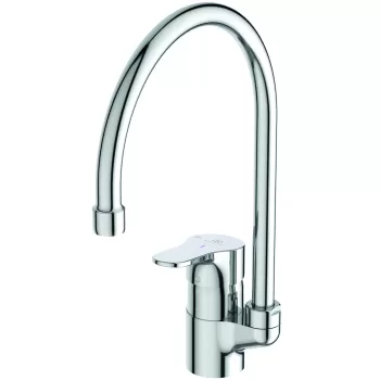 Baterie bucatarie Ideal Standard Cerabase Blue Start pipa inalta rotativa crom imagine