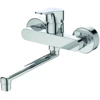 Baterie bucatarie Ideal Standard Cerabase de perete crom imagine