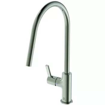 Baterie bucatarie Ideal Standard Gusto 226mm pipa tubulara R rotativa silver storm imagine