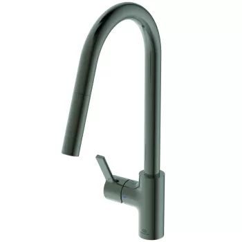 Baterie bucatarie Ideal Standard Gusto 235mm dus extractibil pipa R rotativa magnetic grey imagine