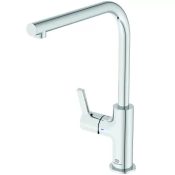 Baterie bucatarie Ideal Standard Gusto 303mm pipa tubulara L rotativa crom imagine