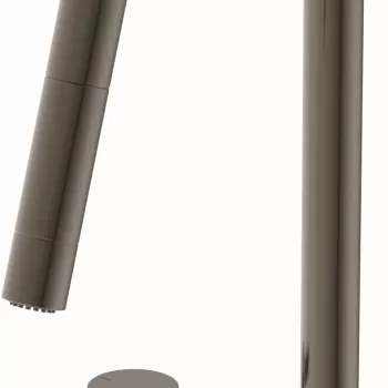 Baterie bucatarie Ideal Standard Gusto Round din 2 elemente 242mm dus extractibil pipa R rotativa magnetic grey imagine