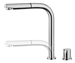 Baterie bucatarie Teka AUK 983 cu pipa extractibila pentru montare sub fereastra imagine