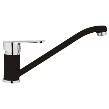 Baterie bucatarie Teka MF2 cu pipa joasa granit Schwarzmetallic imagine