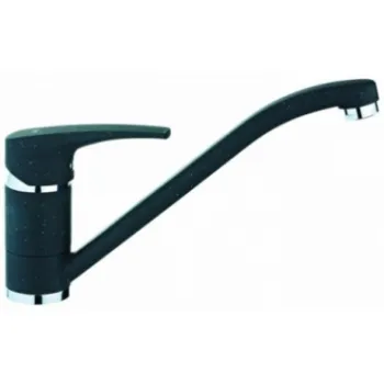 Baterie bucatarie Teka MTP 913 Granit cu pipa joasa Schwarzmetallic imagine