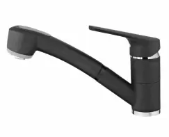 Baterie bucatarie Teka MTP 978 dus extractibil cu doua tipuri de jet granit Schwarzmetallic imagine