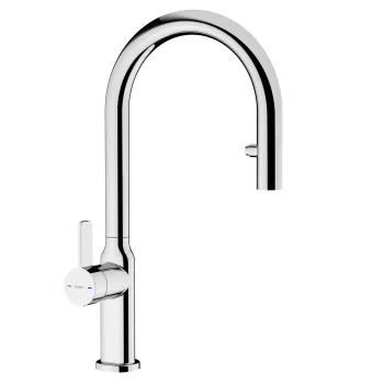 Baterie bucatarie Teka Oval 9382 dus extractibil crom imagine