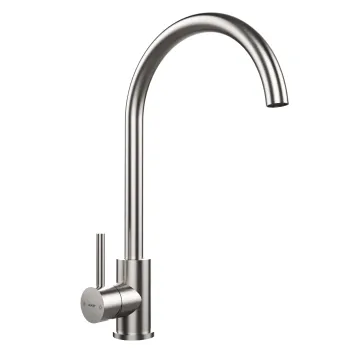 Baterie bucatarie Teka UNI 9310 XP  pipa inalta rotativa  Inox imagine