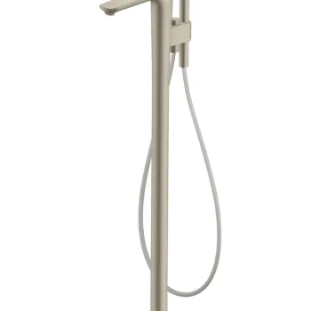 Baterie cada cu montaj pe pardoseala Axor Citterio C  necesita corp ingropat  nickel periat imagine