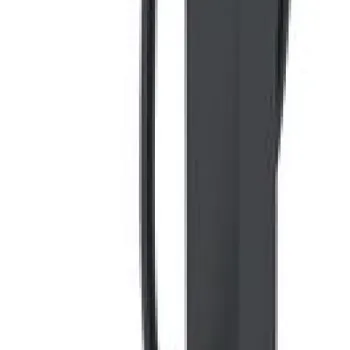 Baterie cada cu montaj pe pardoseala Duravit Manhattan necesita corp ingropat negru mat imagine