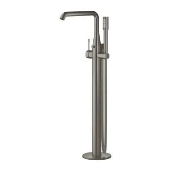 Baterie cada cu montaj pe pardoseala Grohe Essence  necesita corp ingropat  brushed hard graphite imagine
