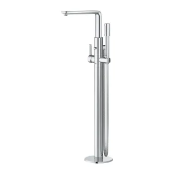 Baterie cada cu montaj pe pardoseala Grohe Lineare  necesita corp ingropat  crom imagine
