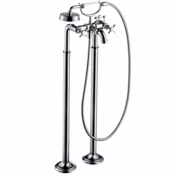 Baterie cada cu montaj pe pardoseala Hansgrohe Axor Montreux dubla comanda necesita corp ingropat imagine