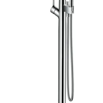 Baterie cada cu montaj pe pardoseala Hansgrohe Talis S necesita corp ingropat imagine