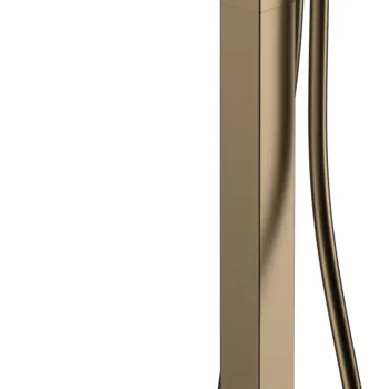 Baterie cada cu montaj pe pardoseala Hansgrohe Tecturis E necesita corp ingropat bronz periat imagine