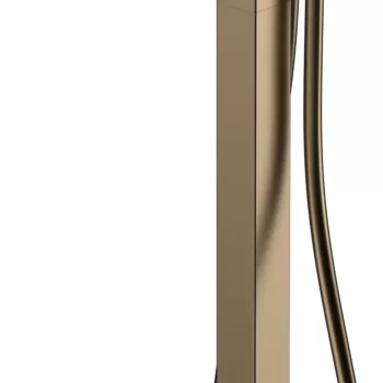 Baterie cada cu montaj pe pardoseala Hansgrohe Tecturis E necesita corp ingropat bronz periat imagine