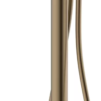 Baterie cada cu montaj pe pardoseala Hansgrohe Tecturis S necesita corp ingropat bronz periat imagine