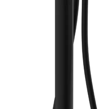 Baterie cada cu montaj pe pardoseala Hansgrohe Tecturis S necesita corp ingropat negru mat imagine