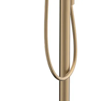 Baterie cada cu montaj pe pardoseala Hansgrohe Vivenis  necesita corp ingropat  bronz periat imagine