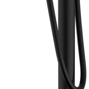 Baterie cada cu montaj pe pardoseala Hansgrohe Vivenis necesita corp ingropat negru mat imagine