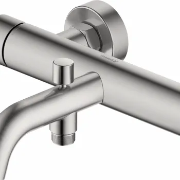 Baterie cada Duravit Balcoon inox periat imagine