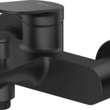 Baterie cada Duravit Wave negru mat imagine