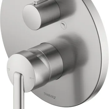 Baterie cada - dus Duravit Balcoon cu montaj incastrat  necesita corp ingropat  inox periat imagine