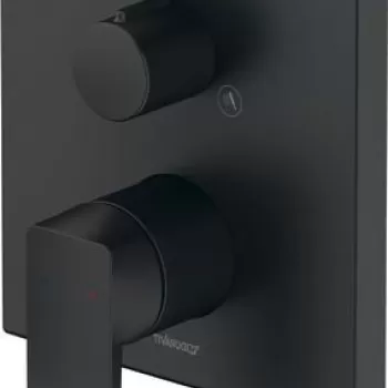 Baterie cada - dus Duravit Manhattan montaj incastrat necesita corp ingropat negru mat imagine