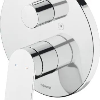 Baterie cada - dus Duravit Wave cu montaj incastrat necesita corp ingropat crom imagine