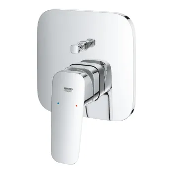 Baterie cada - dus Grohe Cubeo cu montaj incastrat  necesita corp ingropat  crom imagine