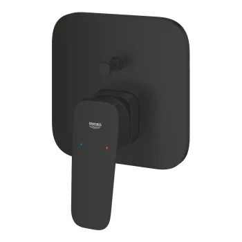 Baterie cada - dus Grohe Cubeo cu montaj incastrat  necesita corp ingropat  matte black imagine