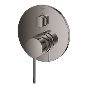 Baterie cada - dus Grohe Essence cu 3 functii  montaj incastrat  necesita corp ingropat  hard graphite imagine