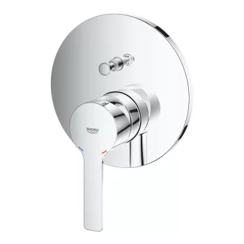 Baterie cada - dus Grohe Lineare cu montaj incastrat necesita corp ingropat crom imagine