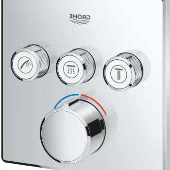 Baterie cada - dus Grohe SmartControl cu 3 functii montaj incastrat necesita corp ingropat crom imagine