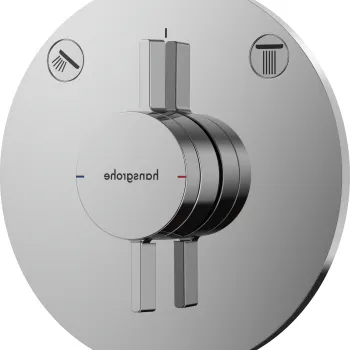 Baterie cada - dus Hansgrohe DuoTurn S cu doua functii montaj incastrat necesita corp ingropat crom imagine
