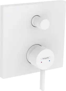 Baterie cada - dus Hansgrohe Finoris montaj incastrat necesita corp ingropat alb mat imagine