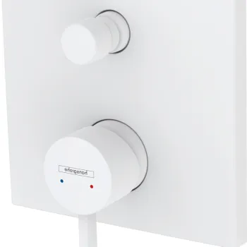 Baterie cada - dus Hansgrohe Finoris montaj incastrat necesita corp ingropat alb mat imagine