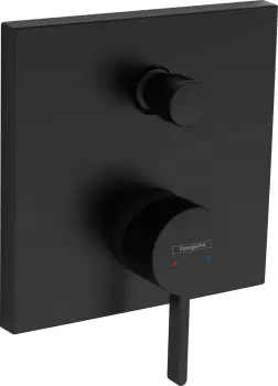 Baterie cada - dus Hansgrohe Finoris montaj incastrat necesita corp ingropat negru mat imagine