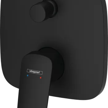 Baterie cada - dus Hansgrohe Logis montaj incastrat necesita corp ingropat negru mat imagine